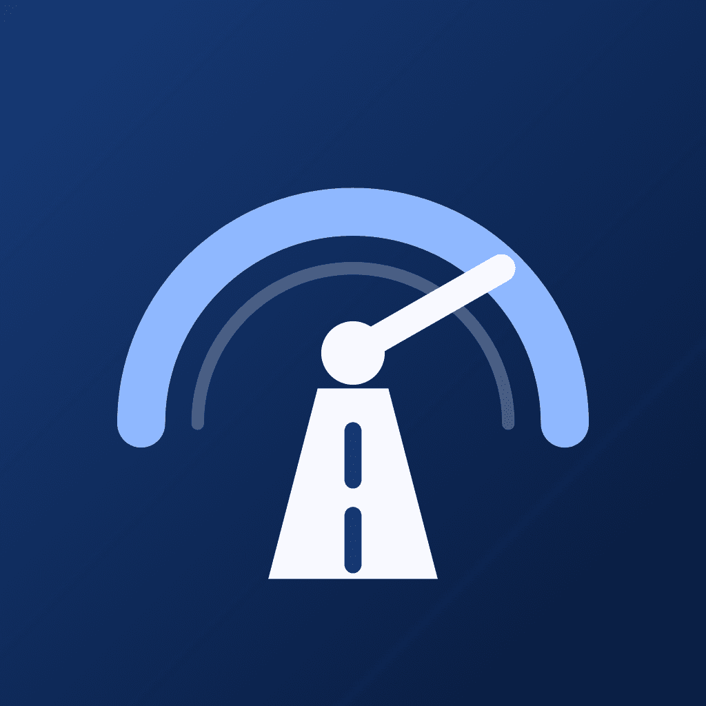 LeasePace app icon with a mileage gauge above a road.